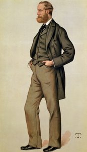 Muotokuva Charles Stewart Parnellista (1846-91) kuvitus "Vanity Fair", pubista. 11. syyskuuta 1880